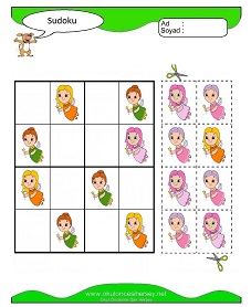 Sudoku Çocuk Bulmacaları